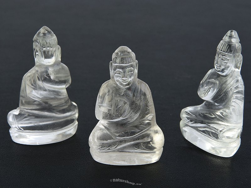 Crystal Buddha is smaller