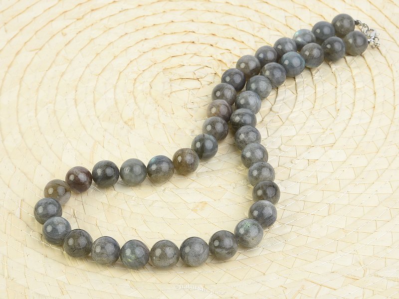 Labradorite bracelet necklace 12mm 50cm