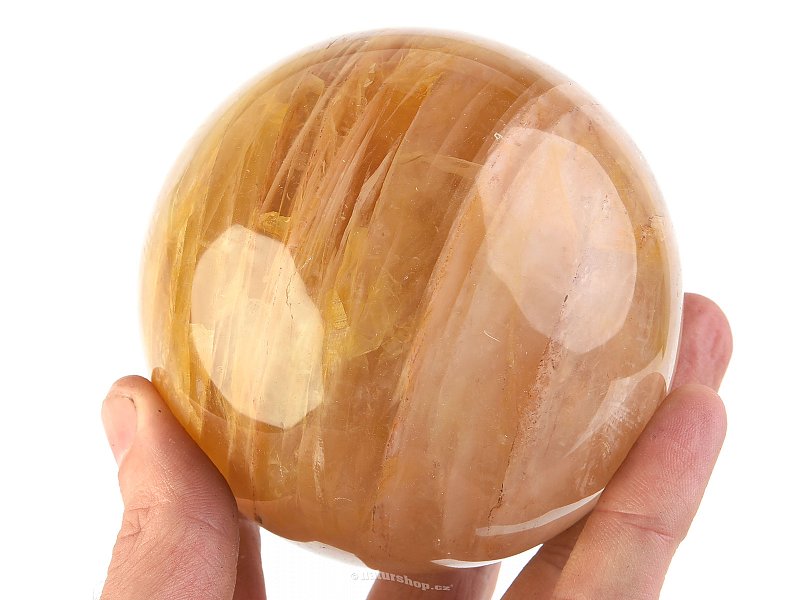 Crystal with limonite ball Ø87mm Madagascar 957g