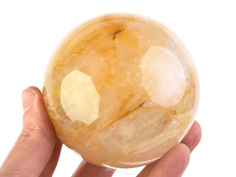 Crystal with limonite ball Ø84mm Madagascar 833g