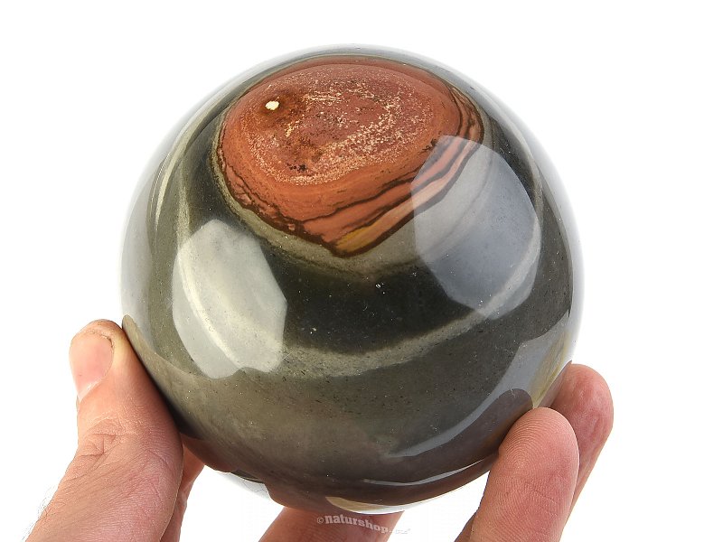 Jaspis pestrý koule Ø82.5mm (Madagaskar) 766g