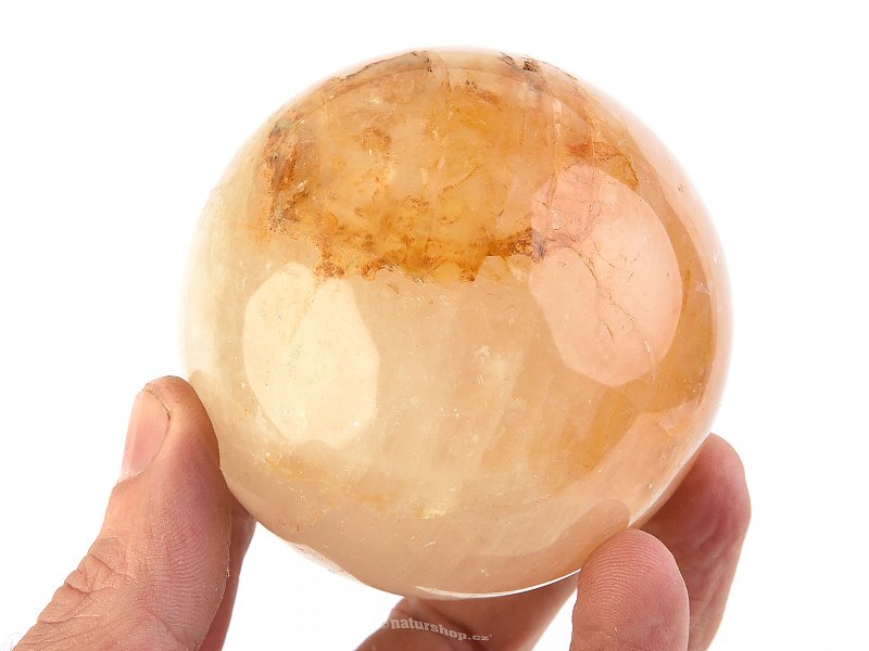 Sphere crystal with limonite Madagascar 72mm