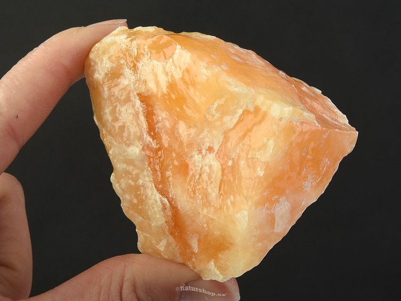 Oranžový neopracovaný kalcit 191g