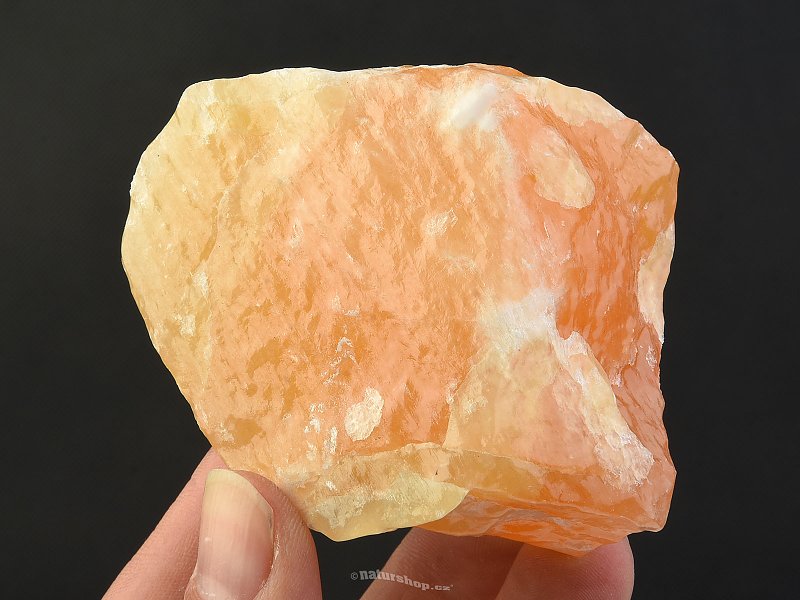 Orange uncooked calcite 212g