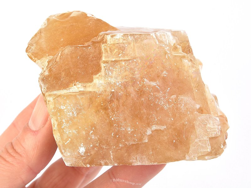 Raw calcite honey color 78mm