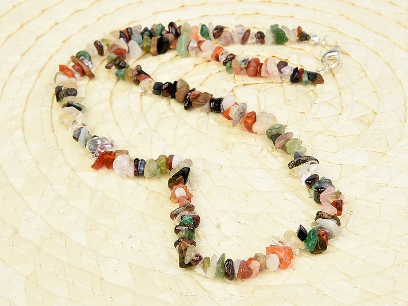 Necklace mix stones 45cm