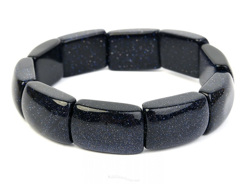 Avanturine synthetic bracelet dark 15mm
