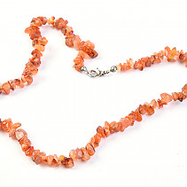 Carnelian necklace (45 cm)