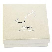 Papírová dárková krabička znamení Štír (Scorpio)