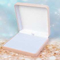 Gift velvet box creamy 16 x 16cm