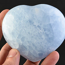Calcite blue heart 322g