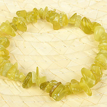 Jade bracelet chopped shapes