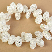 Crystal bracelet pearl drops