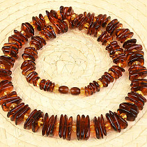 Amber necklace mix 63cm