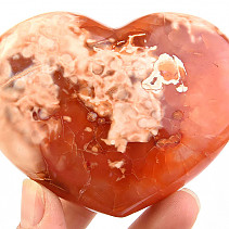 Carnelian polished heart 231g