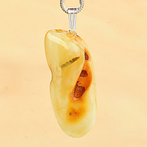 Pendant with amber Ag handle (3,3g)