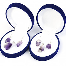 jewelry amethyst gift set Ag fastening