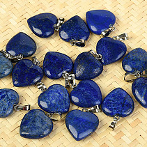 Lapis lazuli pendant heart (jewelry grip)