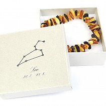 Amber lion bracelet in gift box