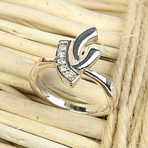 Dámský stříbrný prsten zirkony Ag 925/1000