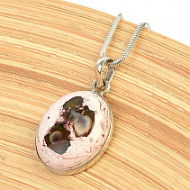 Pendant with opal silver Ag 925/1000 5,2g