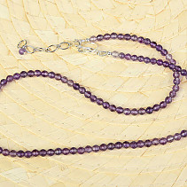 Amethyst cut necklace 44-48cm