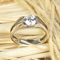 Dámský prsten stříbro Ag 925/1000 zirkon