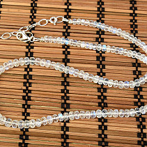 Moonstone necklace cut balls 16,8g