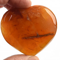 Polished heart of carnelian 95g