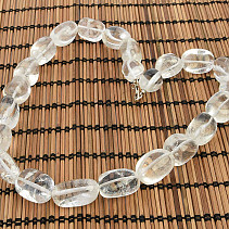 Necklace crystal tumbled stones 55cm