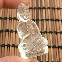 Crystal buddha carving