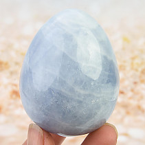 Smooth eggs - blue calcite 223g