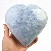 Big heart of blue calcite 2509g