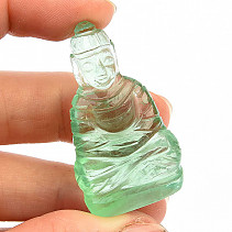 Fluorit zelený figurka buddha