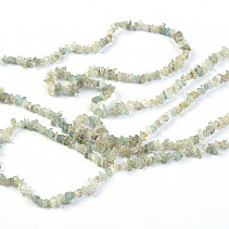 A bright aquamarine stones 90 cm