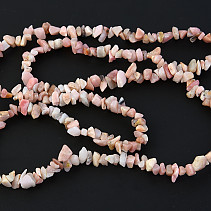 Andský opál náhrdelník větší kameny 90cm