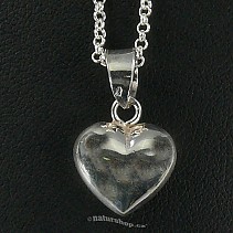 Ag silver heart pendant typ061