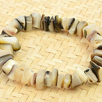 Bracelet of seashells with mother of pearl