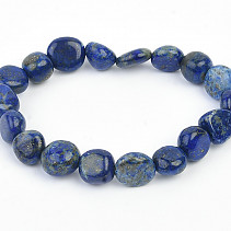 Náramek lapis lazuli tromlované kameny