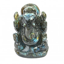 Ganesha from Labradorite 381g