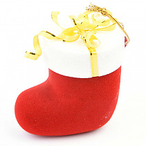 Vánoční ponožka dárková krabička