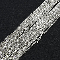 Silver chain Ag 925/1000 + Rh 50cm (approx. 3.3g)