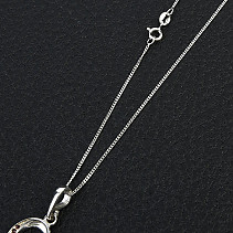 Silver chain Ag 925/1000 + Rh 55cm (approx. 1.6g)