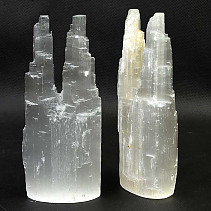 Selenite crystal double tower