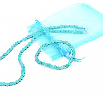Gift set of jewelry tyrkenite hearts - necklace 50cm + bracelet