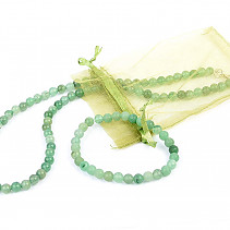 Apatite gift set (bracelet, necklace 50cm)