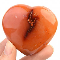 Carnelian heart from Madagascar 107g