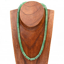 Avanturin barrel necklace (52cm)