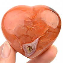 Carnelian heart from Madagascar 111g