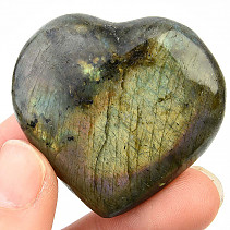 Labradorite smooth heart (46g)
